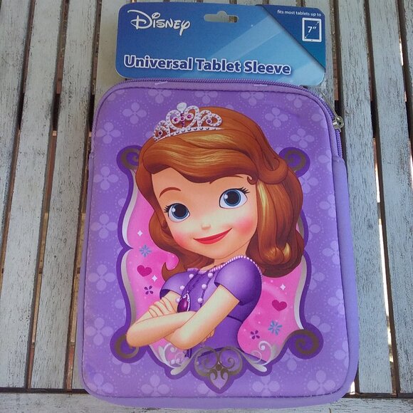 Disney Sofia Soft Case 7" Universal Tablet Sleeve Gift Idea NEW - Picture 4 of 4
